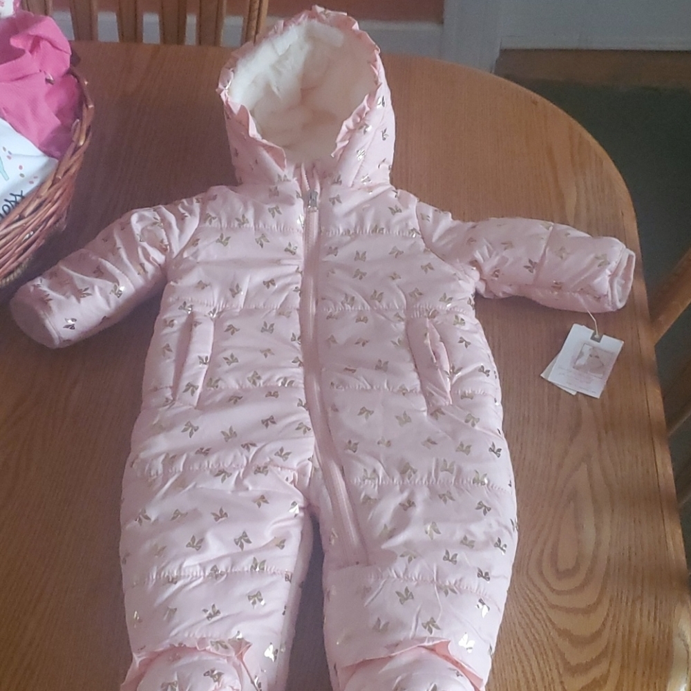 Jessica Simpson Baby snow suite 6/9 new with tags - Picture 2 of 6